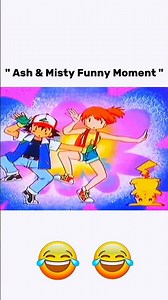 Ash & Misty Funny Moment 😂 ! Hop Hop Hop Dance Scene #shorts #pokemon #shortsfeed