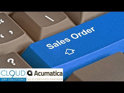 Acumatica - How to Create Sales Order