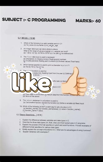 c programming paper #cprogramming #ytshorts #shorts #coding