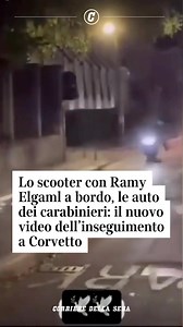 Un video girato con un cellulare mostra una fase della corsa dello scooter con il 19enne Ramy a bordo. Sono le 4.04 di domenica notte. Lo scooterone con a bordo i due amici scende da via Ripamonti a tutta velocità. A guidare è un 22enne tunisino. È tallonato da una pattuglia del Nucleo radiomobile dei carabinieri. La corsa parte da via Farini e dura otto chilometri. Il Tmax sfreccia contromano e scappa ai posti di blocco. Poi la gazzella scarta a sinistra per evitare un’auto. Siamo all’angolo co