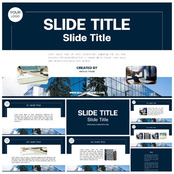 Editable PowerPoint Template for Teachers – 11 Slides, Blue Modern Classroom