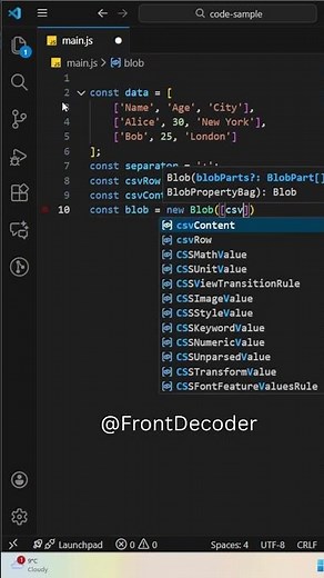 I Made an Excel File in 20 Seconds Using JavaScript