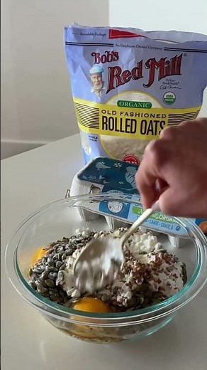 COTTAGE CHEESE BREAD 🥖 — w/ only 5 ingredients & GUT-FRIENDLY! #healthyrecipes