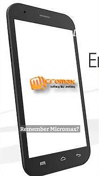 Micromax: The Rise and Fall of India’s Tech Giant 😲 #micromax #tech #ytshorts