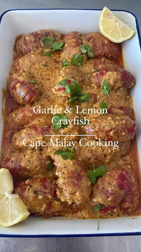 Crayfish Tails with Lemon & Garlic Butter Sauce Salwaa's Cape Malay Cooking From My Kitchen To Yours - keeping our heritage alive since February 2011! Recipe in comments. | Salwaa's Cape Malay Cooking