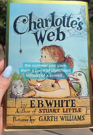 The most beautiful copy of Charlotte‘s Web to keep forever 🐷🕷️🕸️. @HarperCollins #charlottesweb #parentsoftiktok #childrensbooks #specialeditionbooks #classicbooks
