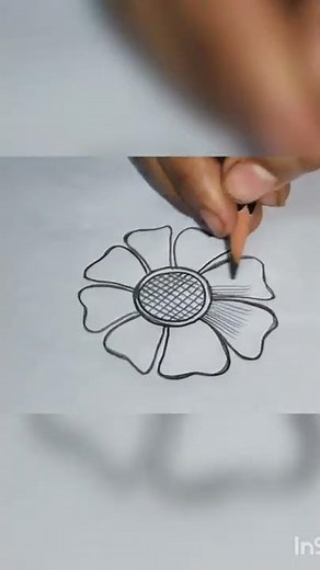 Arabic mehndi design on paper|| mehndi design with pencil on paper|| Easy Mehndi || Design ||