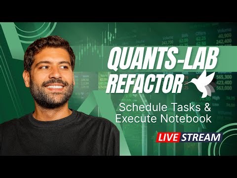 Hummingbot Live: The Quants-Lab Refactor, Schedule Tasks & Execute Notebook
