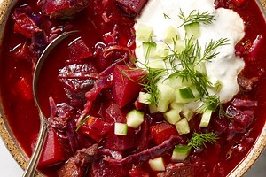 Classic Beet Borscht