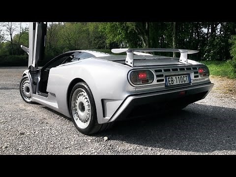Bugatti EB110 GT Sound - Accelerations & Revs