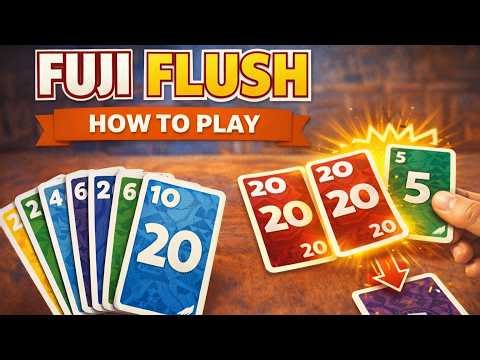 How to Play Fuji Flush | Card Game Rules Explained