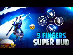 Best 3 Finger Custom HUD in FF ⛳️ | 3 Finger Custom HUD Free FIre | Top 5 best 3 Finger Custom HUD