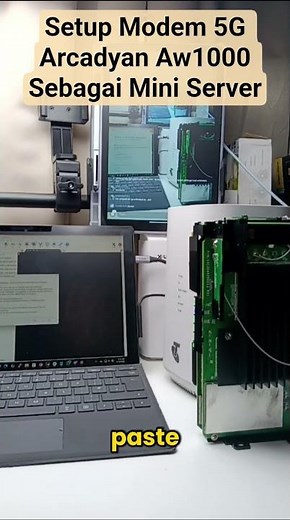 Setup Arcadyan Aw1000 Modem 5G dengan 500MB Storage sebagai Mini Server
