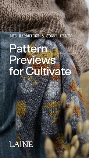 Laine Publishing on Instagram: "Knitting pattern collection to swoon over! 🤩 Featuring 20 timeless knitting patterns, Cultivate blends Dee’s botanical scarves — rich with nature-inspired motifs — and Jonna’s effortless, elegant garments designed to last. Out on October 18. Preorder now! #cultivatebook #deehardwicke #jonnahelin #lainepublishing #lainemagazine #knitting #knittersofinstagram #knitting_inspiration #stricken #tricoter #neulominen #neuloosi #neulonta"