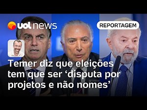 Temer diz que eleição de 2026 precisa ser 'disputa entre projetos, e não entre nomes' | Jamil Chade