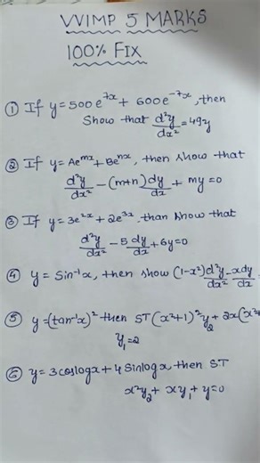 2nd puc maths important questions #2ndpucexam #preparatory #exam #important