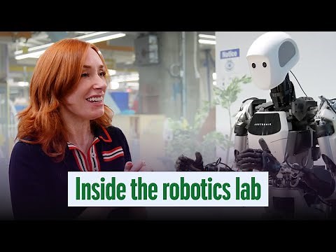 Google DeepMind robotics lab tour with Hannah Fry