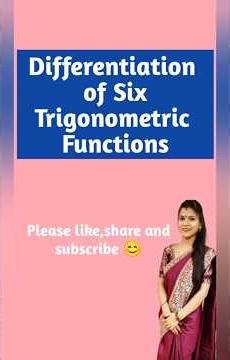 Continuity and Differentiability #differentiation #trigonometricfunctions #derivatives #class12maths