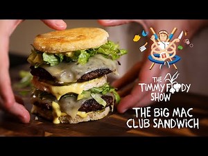Timmy's Big Mac Club Sandwich