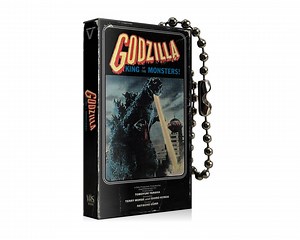 Godzilla King of All Monsters Movie VHS Keychain - Etsy