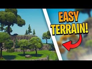 How to make TERRAIN in Fortnite Creative! (Updated)