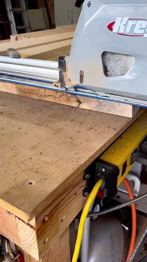 22K views · 135 reactions | @ironsidebuilds used his track saw for squaring up this slab and it's .Click the link in our bio and tap this image to learn more about our Adaptive Cutting System Saw + Guide Track Kit! | Kreg Tool | Facebook
