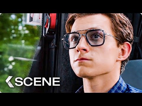 Peter finds Iron Man's EDITH Scene - SPIDER-MAN: FAR FROM HOME (2019)