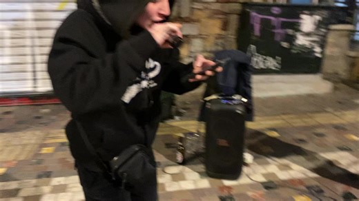 Female Greek Rapper Shines in Monastiraki Square