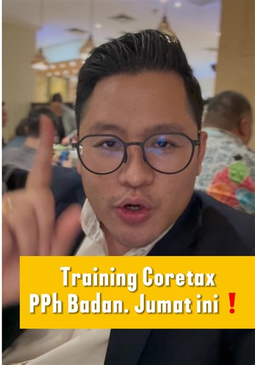 Training CORETAX PPh Badan ini akan diselenggarakan pada: Jumat, 10 April 2026 09:00 - 16:30 WIB Jakarta Design Center Benefit lainnya yaitu, Free Konsultasi Pajak (LIVE) Kertas Kerja Rekonsiliasi Fiskal & Ekualisasi Pajak Hard Copy & Soft Copy Modul Training E-Certificate Training Kit 2x Snack & Coffee Break Lunch Informasi Pendaftaran: bit.ly/trainingpajak100426 #pphbadan #coretax #laporpajak #spt #training