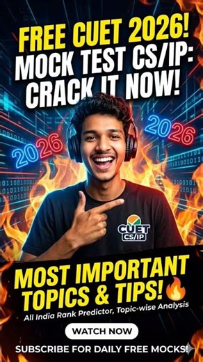CUET2026 FREE MOCK TEST