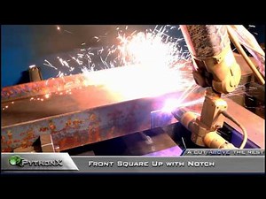 Cut to length & End Square Up - PythonX Beam Line Video