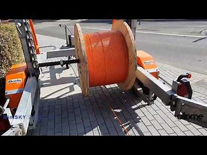 Glasfaser einblasen maschine