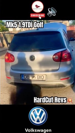 VW Golf Mk5 1.9TDi Hardcut Rev Limiter💥 #golf #vwgolf #hardcut #golf5
