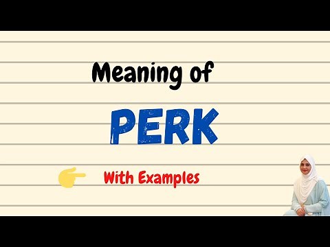 Daily vocabulary | Perk Meaning | Vocabgram