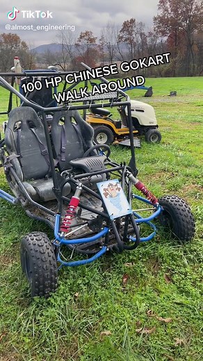 100 HP Snowmobile-Powered Go-Kart Walkaround