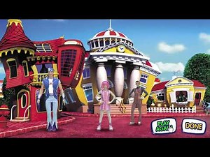 (Gameplay - 3628) LazyTown Get Up and Move Game (Flash - 50)