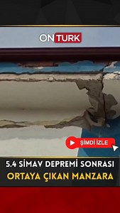 Türkiye'nin bir çok ilinde korku yaratan Simav depreminin ardından ortaya çıkan tahribatın boyutu kameralara böyle yansıdı. #reels #keșfet #haber #deprem #simav #kütahya | Ontürk Tv