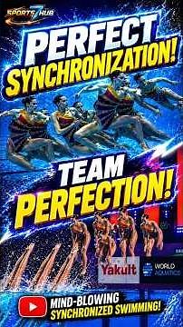 Ultimate Precision! Perfect Synchronized Swimming Performance Mind-Blowing Synchronization 🤯