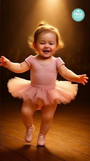 Baby Ballerina 🩰✨ Cutest Dance Performance Ever! #shorts