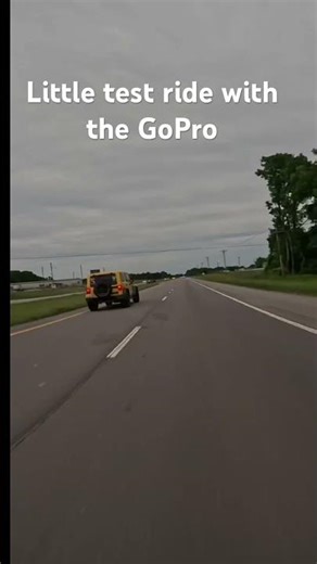 GoPro mount test ride
