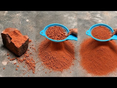 How to make pure Red dirt from baked Brick full tutorial