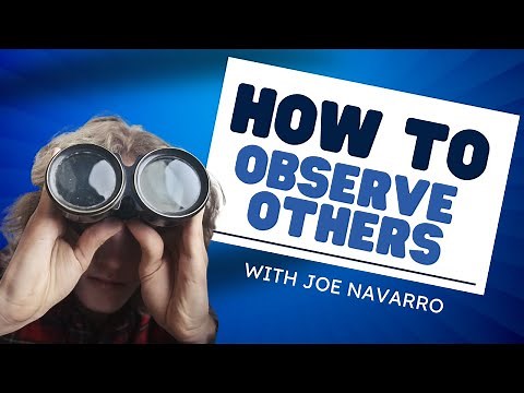 How to observe others | JOE NAVARRO