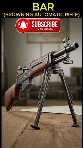 BAR (BROWNING AUTOMATIC RIFLE) :This Rifle Turned WWII Infantry Into a Moving Wall of Fire #ww2