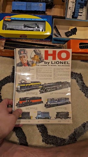 vintage postwar lionel ho scale train set #train #railway #cool #wabash #engine #oldschool #retro