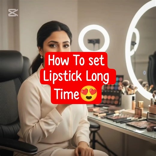 How To set Lipstick Long Time ||