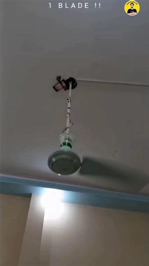 Insane 1 Blade wobble test on Indus ceiling fan #shortfeed