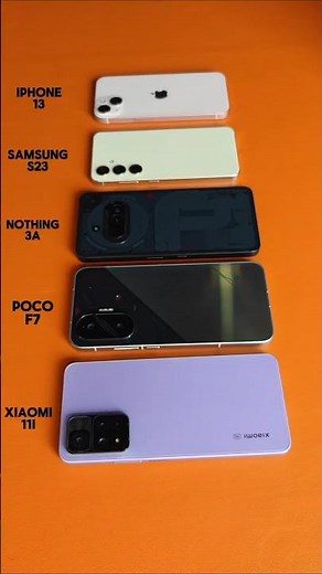 NOTHING Phone 3A vs POCO F7 vs SAMSUNG S23 vs iPhone 13 vs XIAOMI 11i – ULTIMATE SPEED TEST!