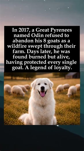The Dog Who Fought a Wildfire: Odin's Unbreakable Loyalty #Odin #GreatPyrenees #Wildfire