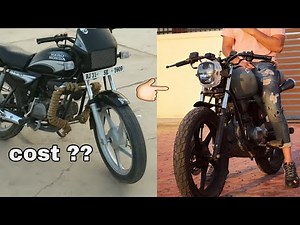 Hero splendor plus full modified cost ?? | splendor modified