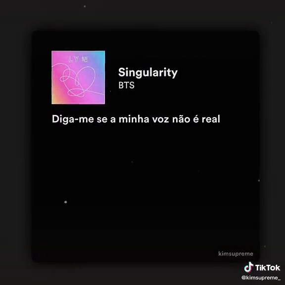 BTS V - Singularity Lyrics | Taehyung Tradução